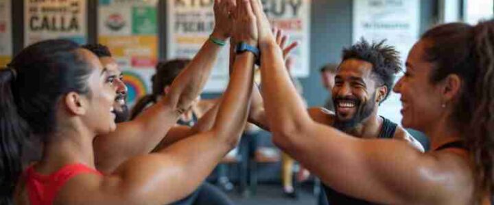 5 Reasons Why Group Fitness Classes Are a Game-Changer for Your Health Journey, Concept art for illustrative purpose, tags: de groepsfitnesslessen - Monok