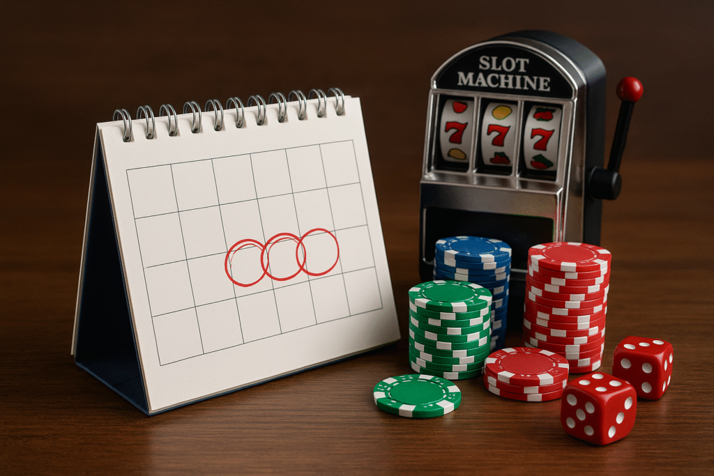 Slot Machines & Schedules: How to Build a Casino Routine Around Weekly Bonus Cycles